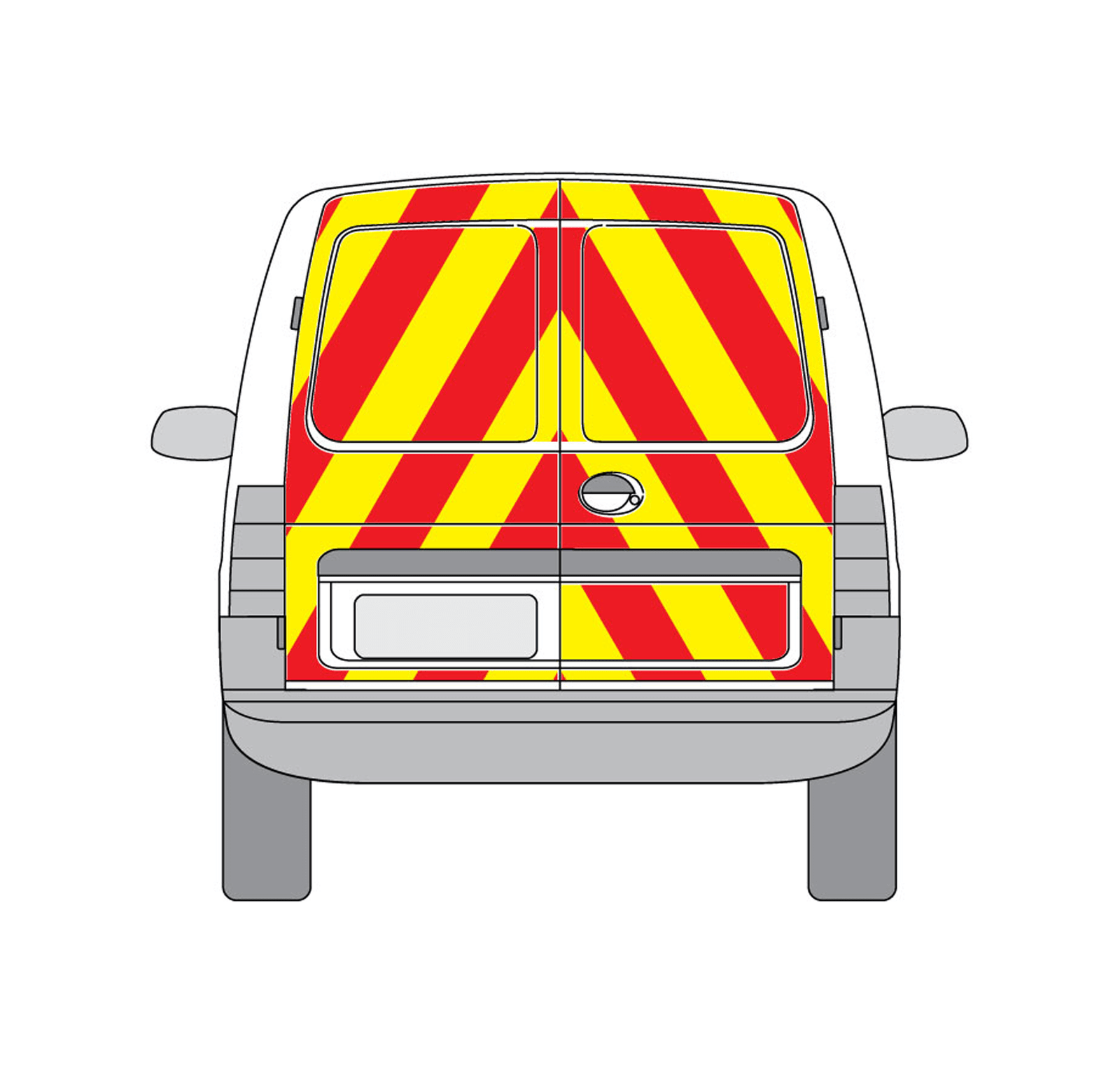 Complete self-adhesive vehicle marking kits