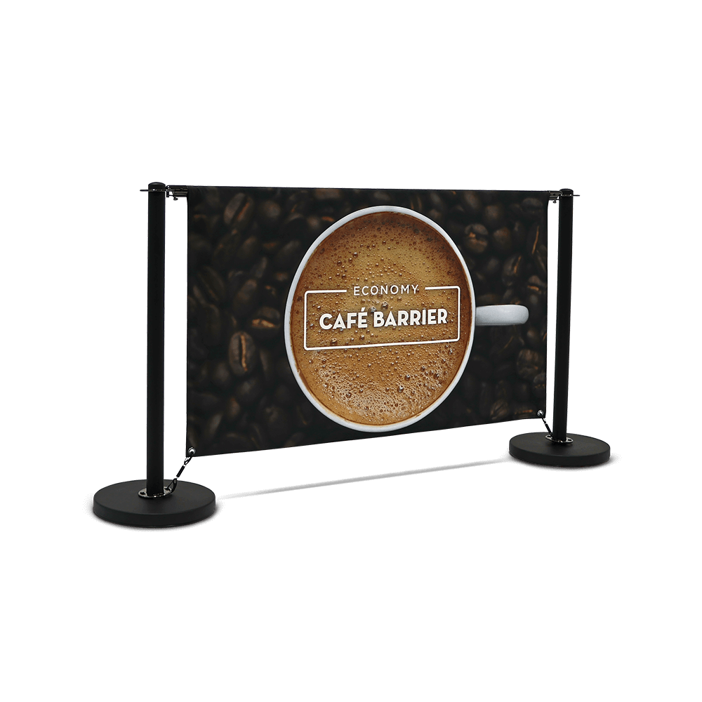 cafe barrier economy 1500 double sided front