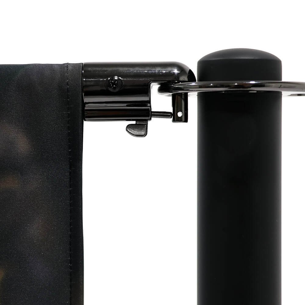cafe barrier economy detail collar clip with double sided graphic